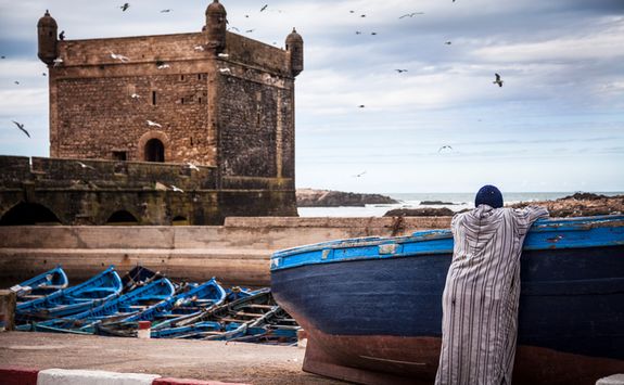 Morocco Essaouira boat view