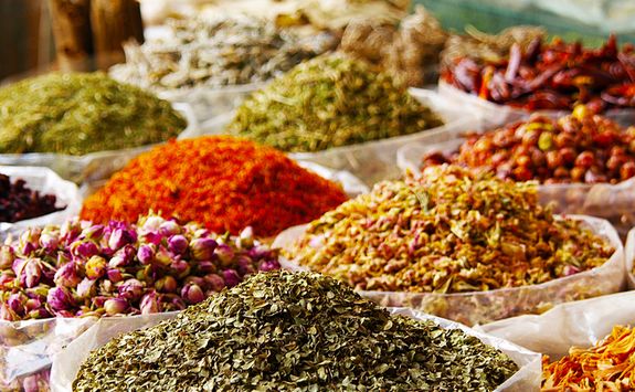 spices on display