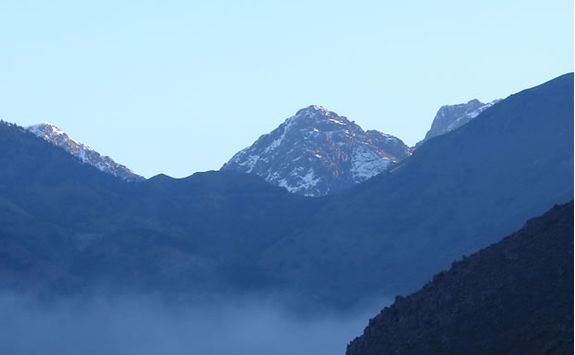 morning mountain view