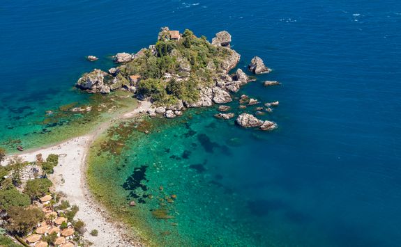 The coast at Taormina