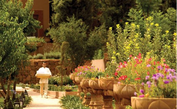 Morocco Kasbah Tamadot gardens
