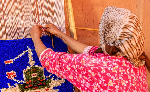Morocco Atlas tapestry
