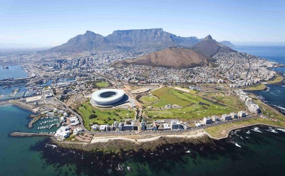 Aerial of Cape Town