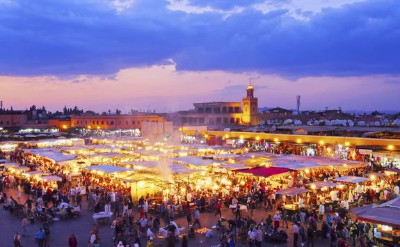 Djemaa el-Fna by night, Marrakech
