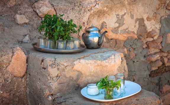 Moroccan mint tea