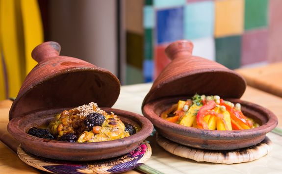 Traditional Moroccan dishes