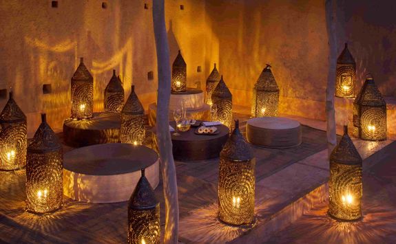 Lantern-lit dining