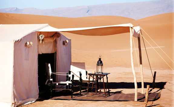 Tent in the desert