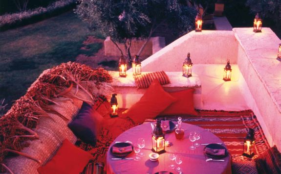 Candle-lit dinner