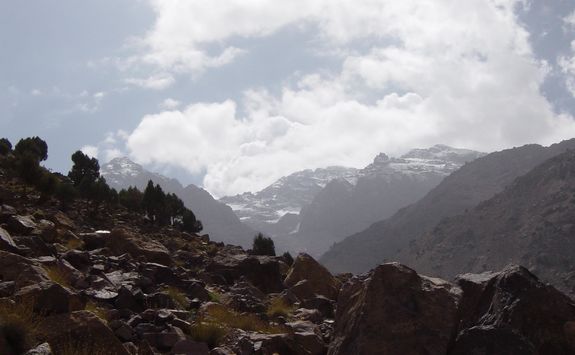 View from Mount Toubkal