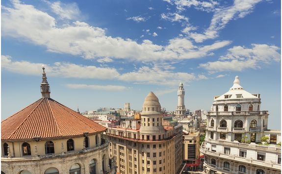 A famous place in Buenos Aires - huge houses