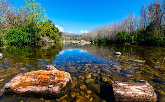 A natural rock pool