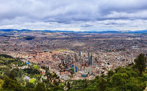 Aerial of Bogota