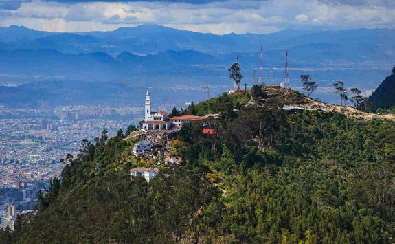 View of Monserrate, Bogota