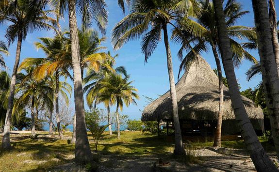 Tropical paradise in the Rosario Islands