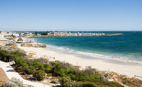 View to a Beach in Fremantle