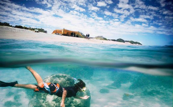 Snorkeling in Sal Salis