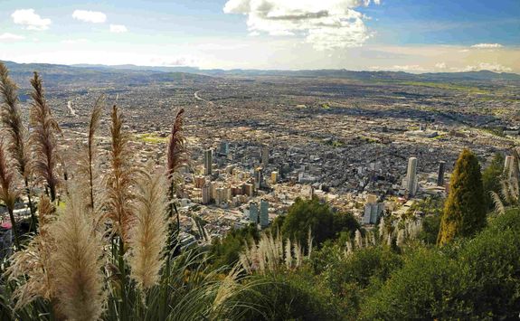 Aerial of Bogota