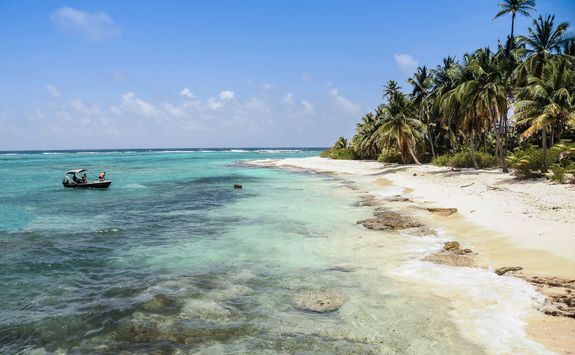Beach on San Andres island