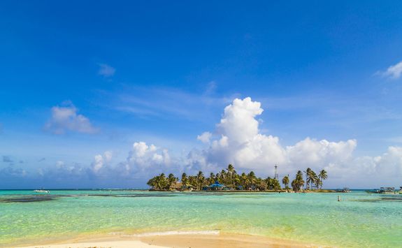 Tropical island of San Andres