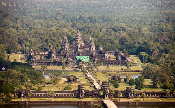 Angkor Wat aerial view