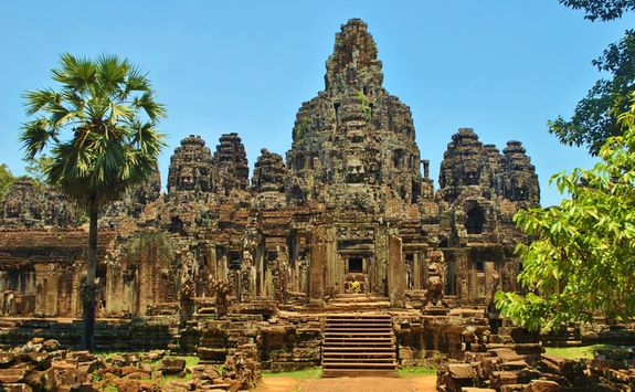 Faces of the Bayon temple