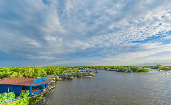 Floating village in Siem Reap