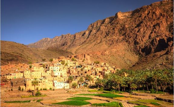 Isolated mountain village