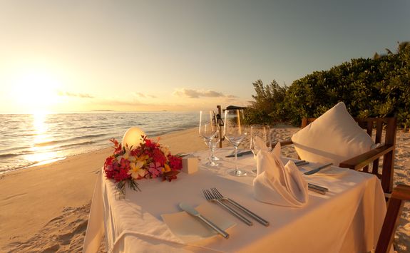 Dinner in the sunset