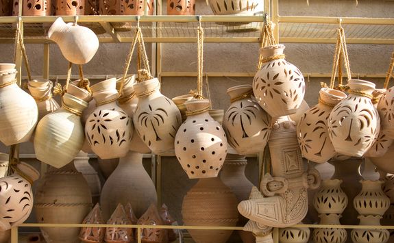 Pottery in Nizwa market