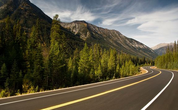 Alberta Mountain road