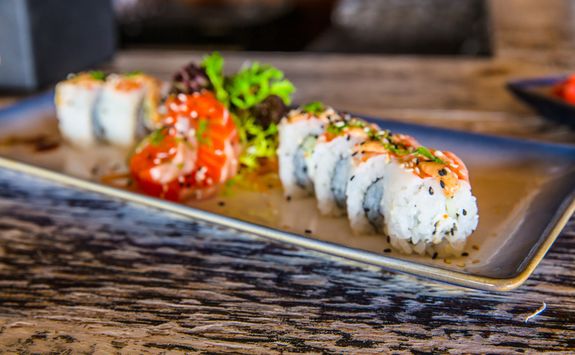 Plate of sushi