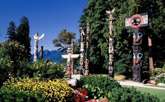 Stanley Park totem poles