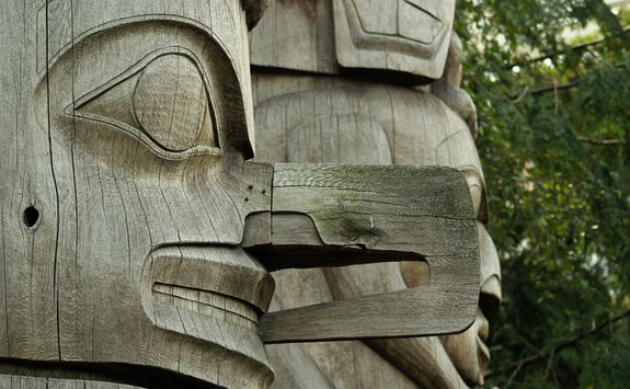 Wooden totem