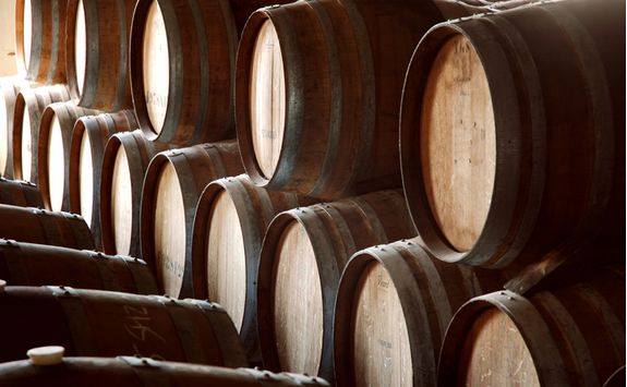 Wine barrels