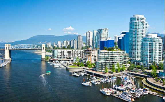 View of Vancouver river