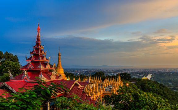 Mandaly Temple and City View
