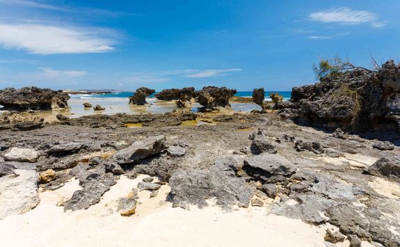 Rocky beach at Diego Suarzez