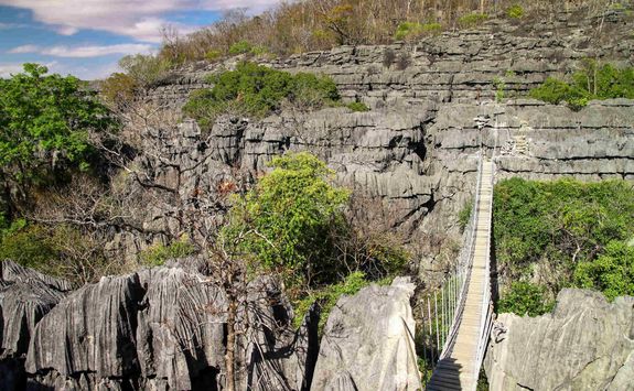 Bridge in Tsingy National Park