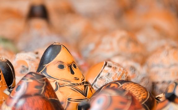 Peruvian wooden doll