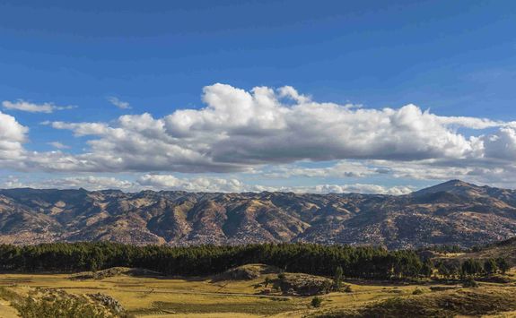 Mountain view in the Sacred Valley