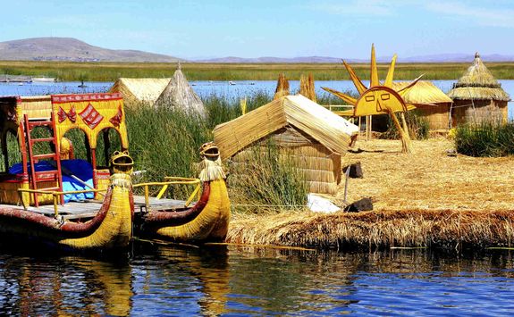 Island on Lake Titicaca