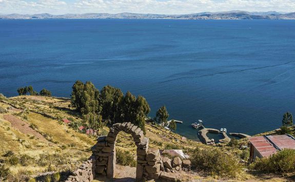 Lake Titicaca view