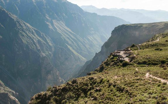 Lookout spot at the Colca Canyon