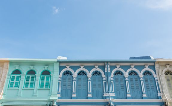 Phuket Tow, Colonial facades