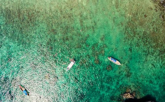 Aerial shot of Phi Phi