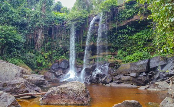 Waterfall in Cambodia