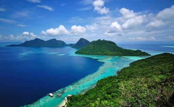 Island Coast from above