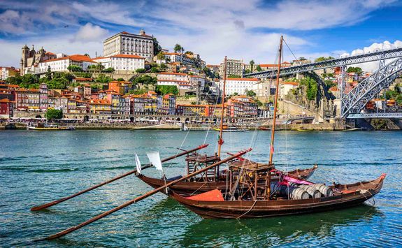 Porto harbour boats