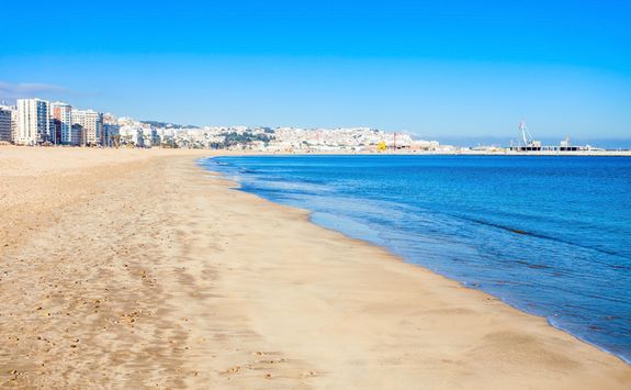 Beach in Tangier